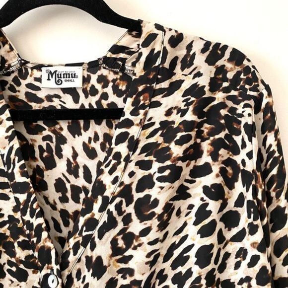 SHOW ME YOUR MUMU‎ Animal Print Boxy Top - Picture 2 of 6